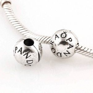 Silver Pandora clasp charm